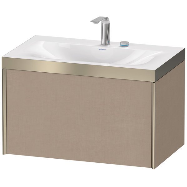 Xviu C-Bonded Set Wall-Mounted Linen, Duravit, Mfr#: XV4610EB175P